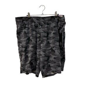 NEW 90 Degree by Reflex Camo Active Shorts Tech Wicking Stretch Pullon Size XXL